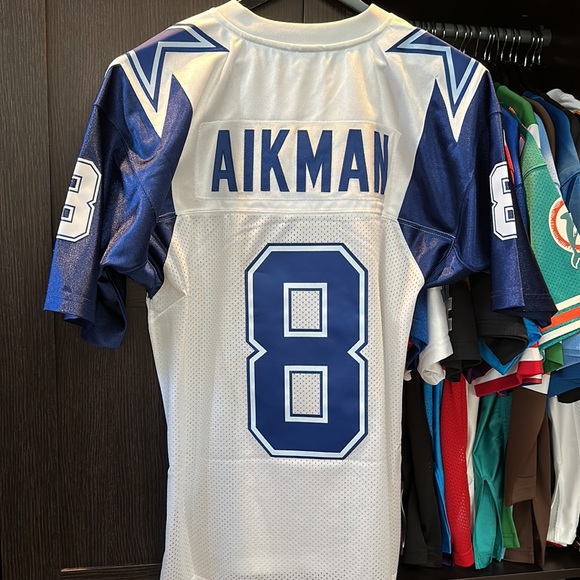 Troy Aikman Dallas Cowboys Mitchell & Ness 1994 Authentic NFL Throwback Jersey - Picture 8 of 12
